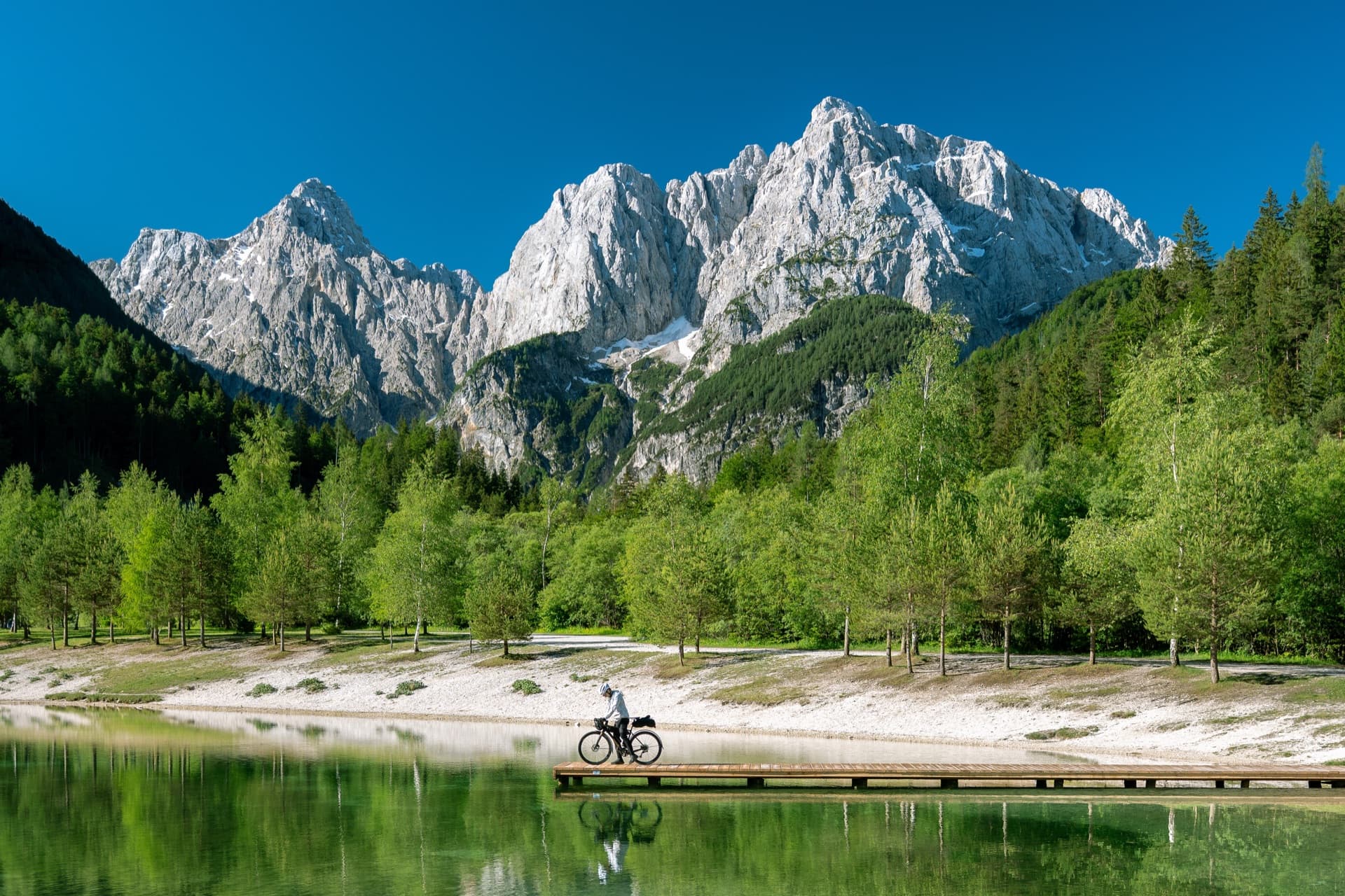 Cycling escape in the Julian Alps