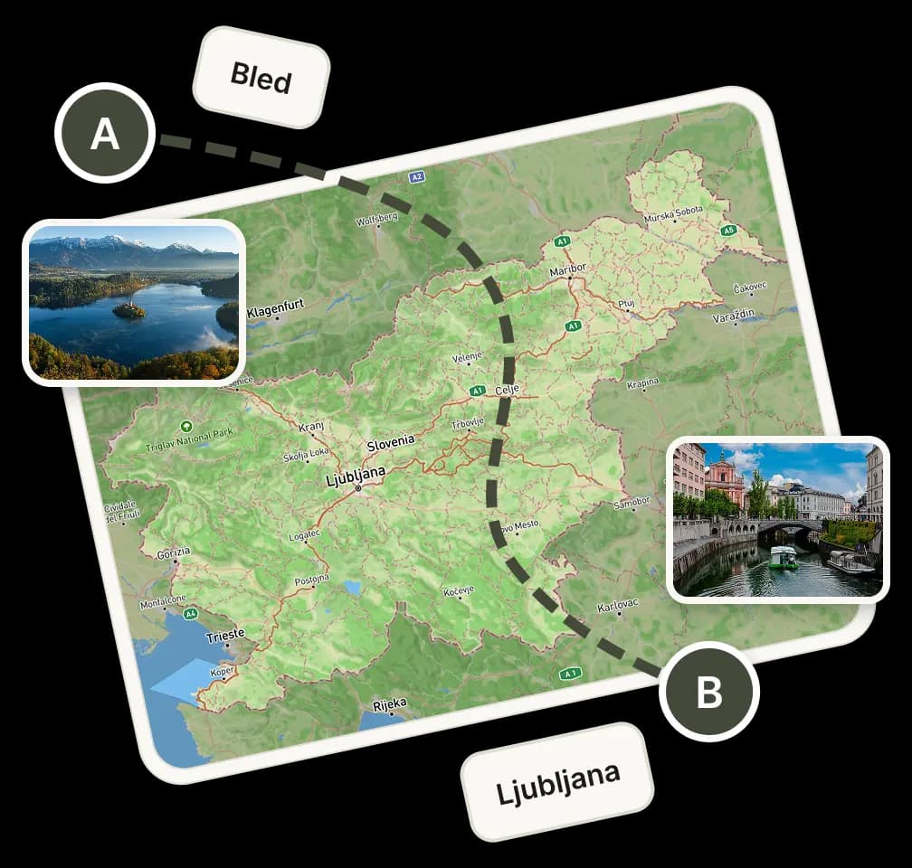 Plan your cycling route in Slovenia